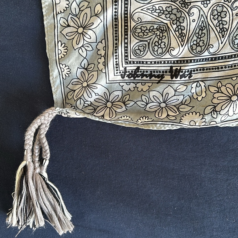 Johnny Was Silk Scarf - Picture 3 of 3